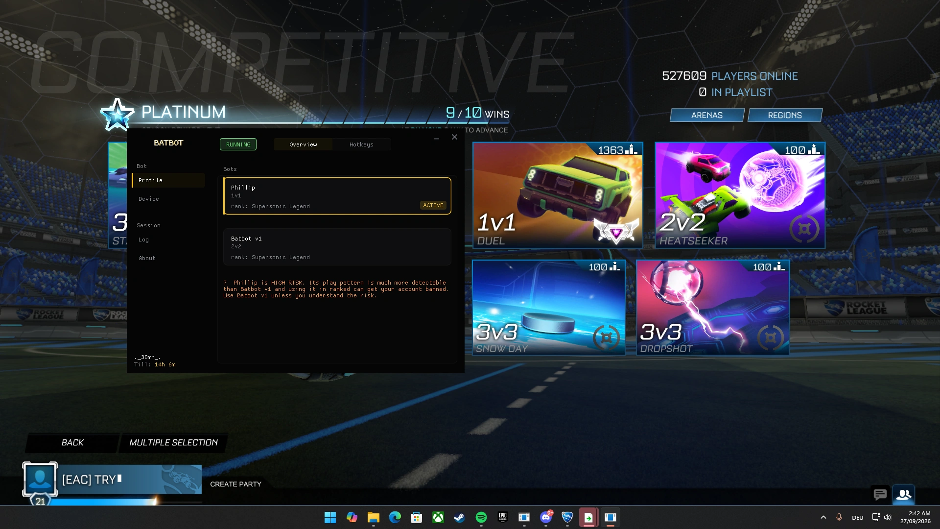 Rocket League SSL BatBot