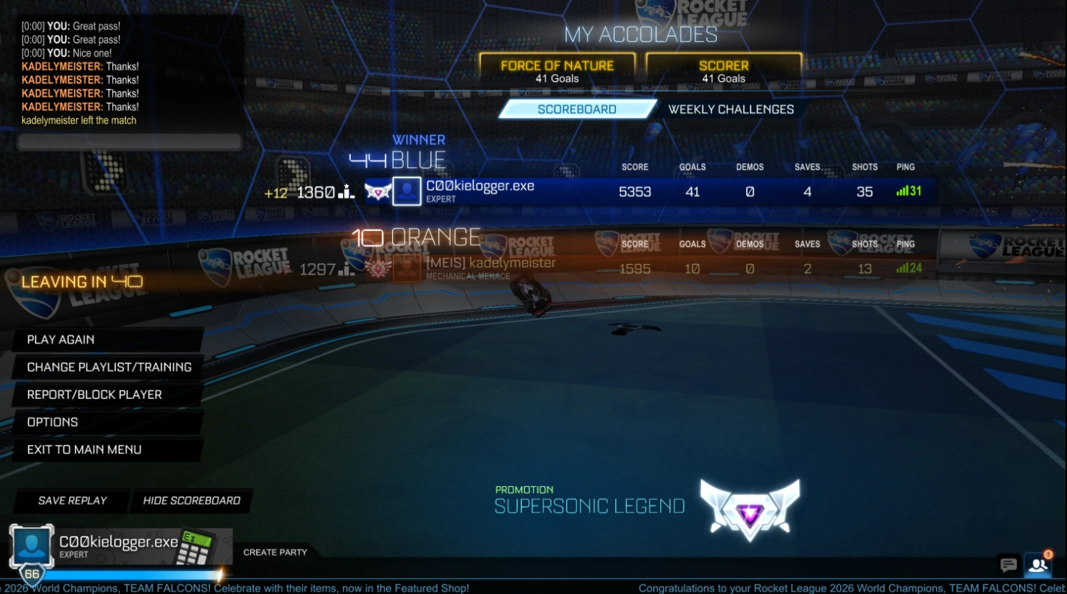 Rocket League SSL BatBot