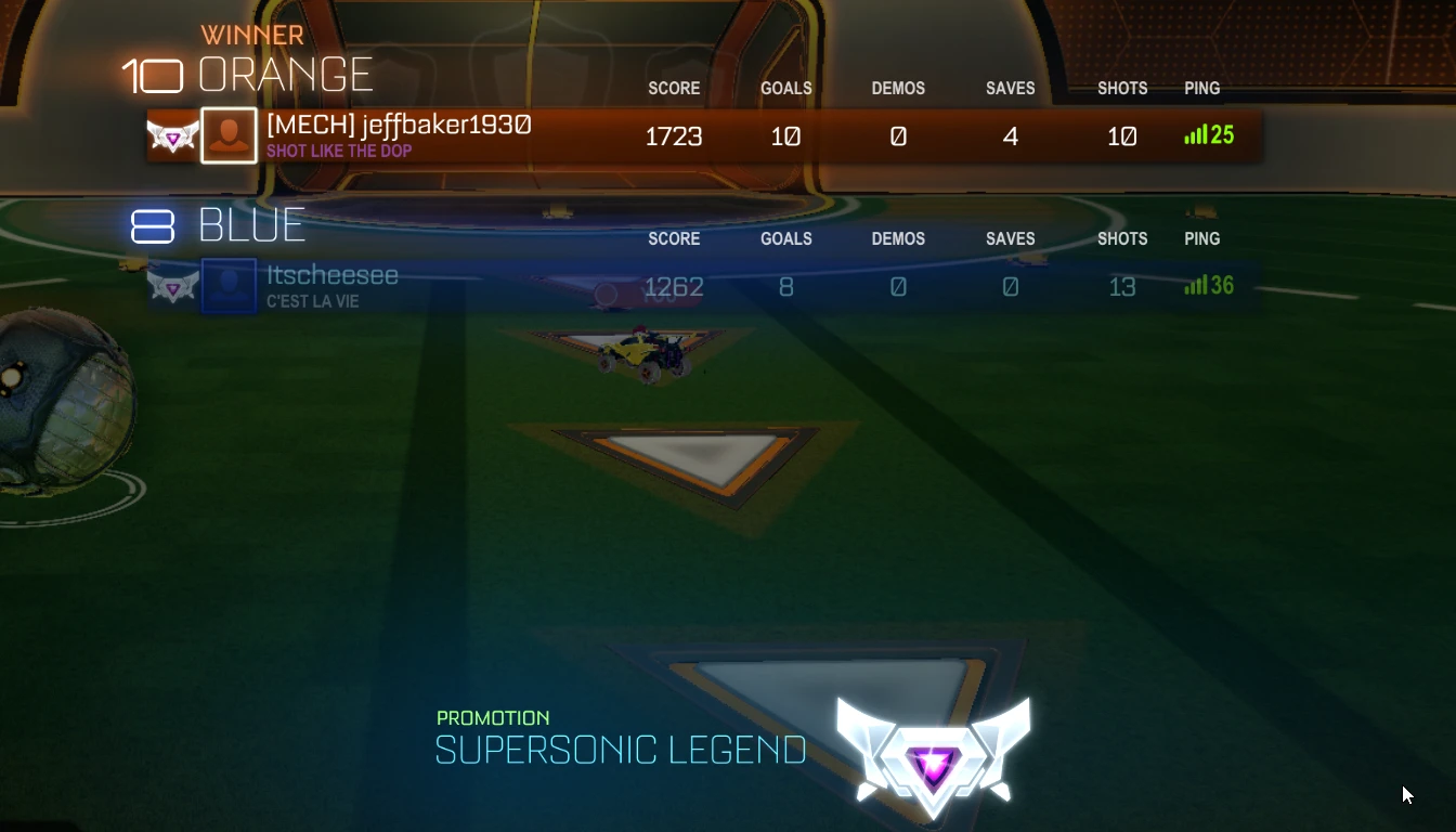Rocket League Mech. SSL Bot [Flip Resets]